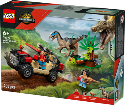 LEGO&reg; Jurassic World Raptor Off-Road Escape (76972)