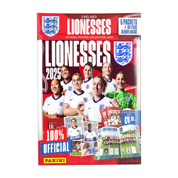 England Lionesses Official Sticker Collection 2025 Starter Pack