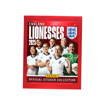 England Lionesses Official Sticker Collection 2025 Pack