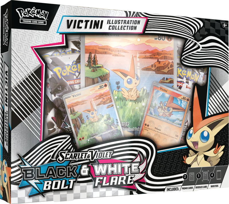 Black Bolt White Flare | Unova Victini Illustration Collection