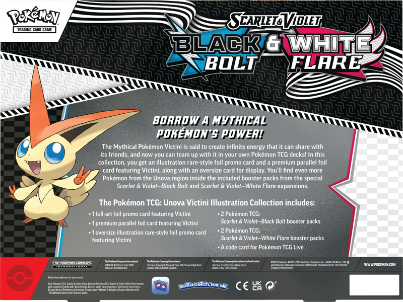 Black Bolt White Flare | Unova Victini Illustration Collection | Pokemon Black Bolt White Flare | Unova Victini Illustration Collection | Pokemon