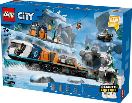 LEGO&reg; City Explorers&rsquo; Arctic Polar Express Train (60470)