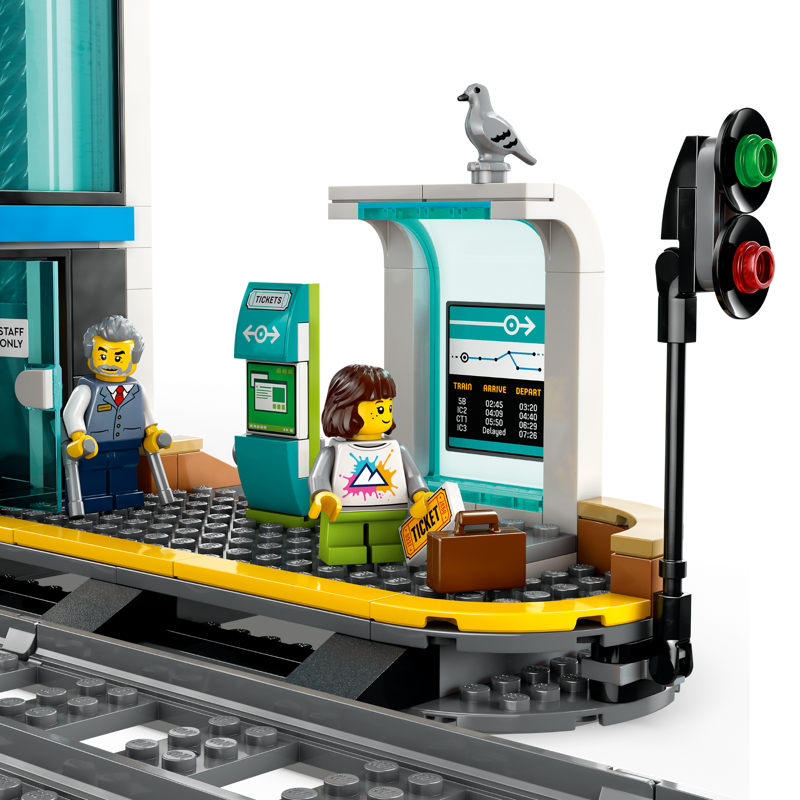LEGO City Central Train Station 60469 Chaos Cards