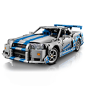 LEGO&reg; Technic 2 Fast 2 Furious Nissan Skyline GT-R (R34) Car (42210) - Image 2