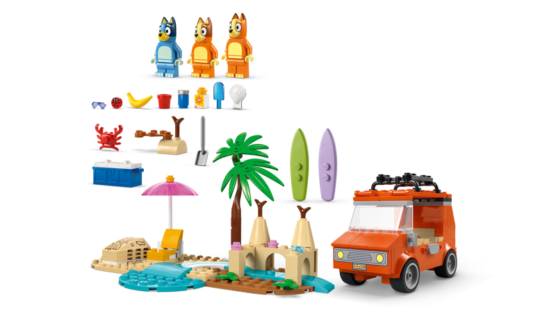 LEGO® Bluey: Bluey's Beach & Family Car Trip (11202) - Image 5