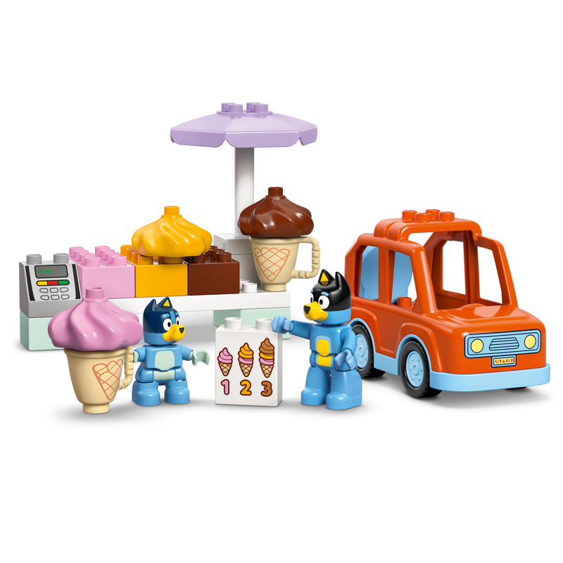 LEGO® DUPLO Bluey Ice Cream Trip with Bluey (10458) - Image 2