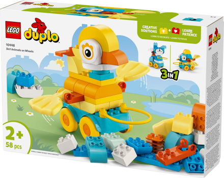 LEGO&reg; DUPLO&reg; Town 3in1 Animals on Wheels (10448)