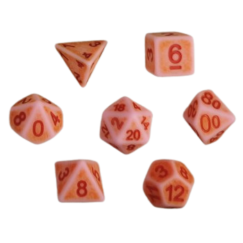 Legend Dice Dice Set : 16mm Ancient Rosey Cheeks