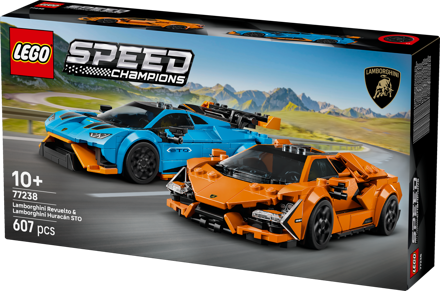 LEGO&reg; Speed Champions Lamborghini Revuelto & Huracan STO (77238)