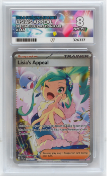 Lisias Appeal (SPECIAL ILLUSTRATION RARE) : 246/191 SURGING SPARKS - ACE GRADING Graded Card - 8 MINT single card from Pokemon
