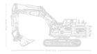 LEGO® Technic Volvo EC500 Hybrid Excavator (42215) - Image 8