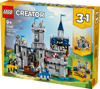 LEGO&reg; Creator 3in1 Medieval Horse Knight Castle (31168)