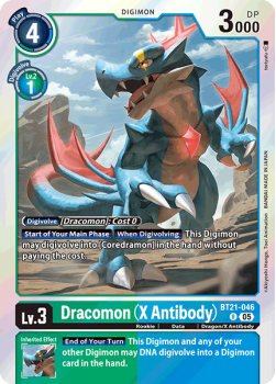 Dracomon (X Antibody) single card from Digimon