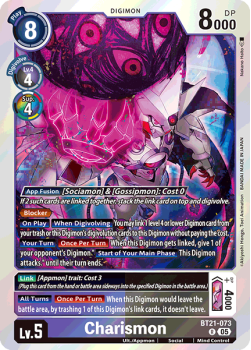 Charismon single card from Digimon