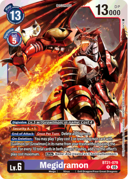 Megidramon single card from Digimon