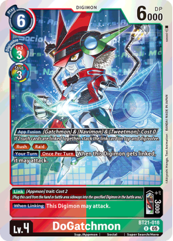 DoGatchmon single card from Digimon