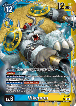 Vikemon single card from Digimon