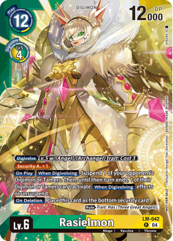 Rasielmon single card from Digimon