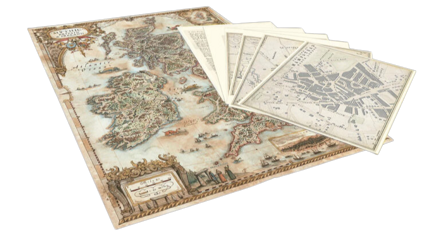 Vaesen Mythic Britain & Ireland Maps and Hand-Outs