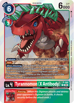 Tyrannomon (X-Antibody) single card from Digimon Card Game