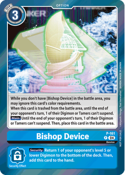 Bishop Device single card from Digimon Card Game