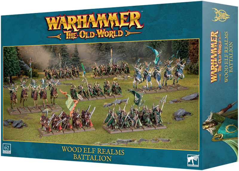 その他 Warhammer The Old World Wood Elves Lot Wood Elf Battalion | Chaos Cards
