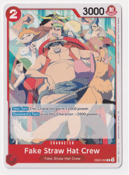 Fake Straw Hat Crew : EB02-005 single card from One Piece TCG