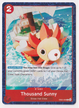 Thousand Sunny : EB02-009 single card from One Piece TCG