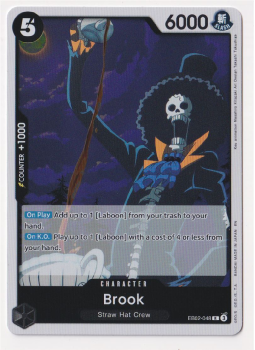 Brook : EB02-048a single card from One Piece TCG