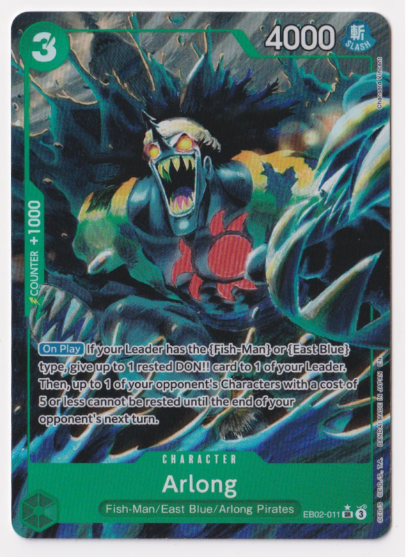 Arlong (ALTERNATE ART) : EB02-011 ANIME 25TH COLLECTION - One Piece Single  Card