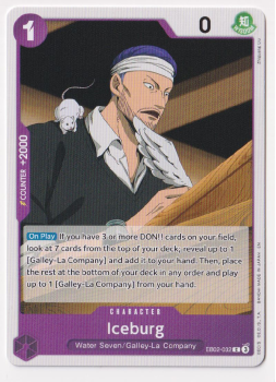 Iceburg : EB02-032 single card from One Piece TCG