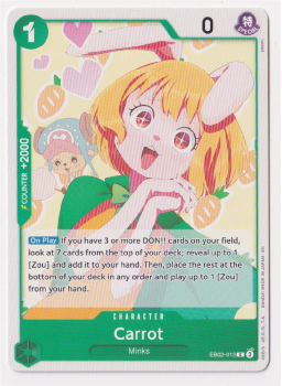 Carrot : EB02-013 single card from One Piece TCG