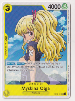 Myskina Olga : EB02-053 single card from One Piece TCG