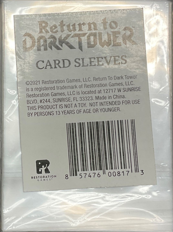 Return to Dark Tower Card Sleeves | Board Games | Chaos UK Return to Dark Tower Card Sleeves | Board Games | Chaos UK
