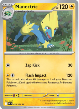 Manectric single card from Pokemon