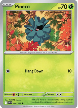 Pineco single card from Pokemon