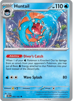 Huntail single card from Pokemon