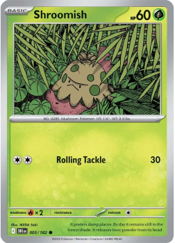 Shroomish single card from Pokemon
