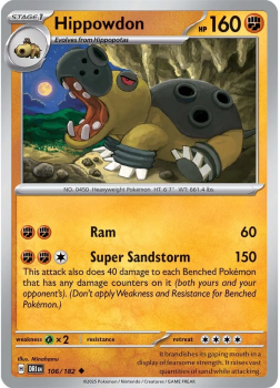 Hippowdon single card from Pokemon