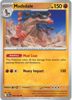 Mudsdale single card from Pokemon