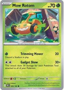 Mow Rotom single card from Pokemon