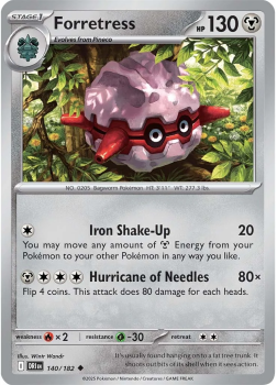 Forretress single card from Pokemon
