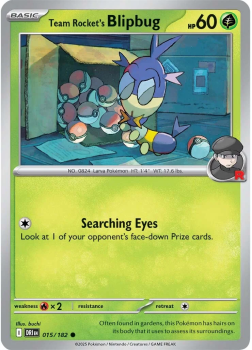Team Rocket's Blipbug single card from Pokemon