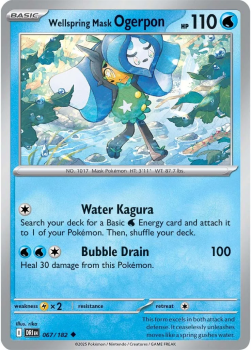 Wellspring Mask Ogerpon single card from Pokemon
