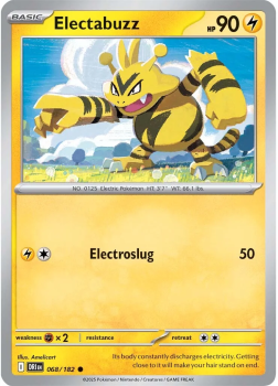 Electabuzz single card from Pokemon