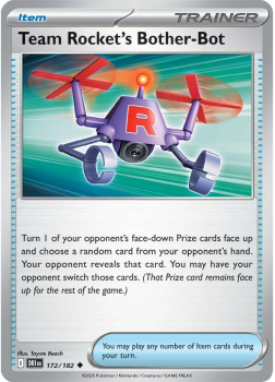 Team Rocket's Bother-Bot single card from Pokemon