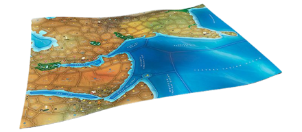 Mega Empires: Deluxe Game Mat - The East