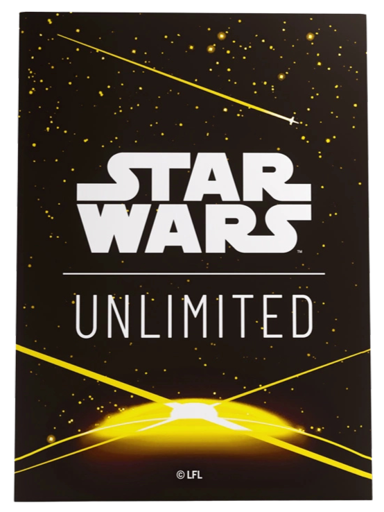 Gamegenic Star Wars Unlimited Premium Art Sleeve Card Back Yellow Gamegenic Star Wars Unlimited Premium Art Sleeve Card Back Yellow