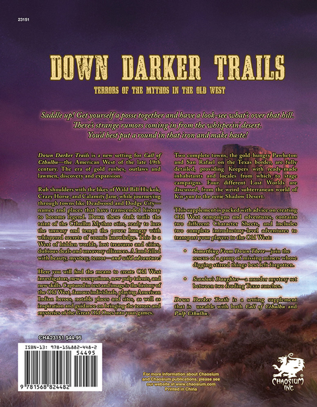 Call of Cthulhu: Down Darker Trails (Terrors of the Mythos in the Old West) - Image 2