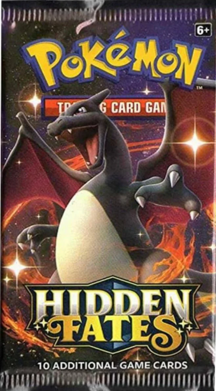 Pokemon Booster Pack (10 Cards) - Sun and Moon Hidden Fates (reprint) Pokemon Booster Pack (10 Cards) - Sun and Moon Hidden Fates (reprint)